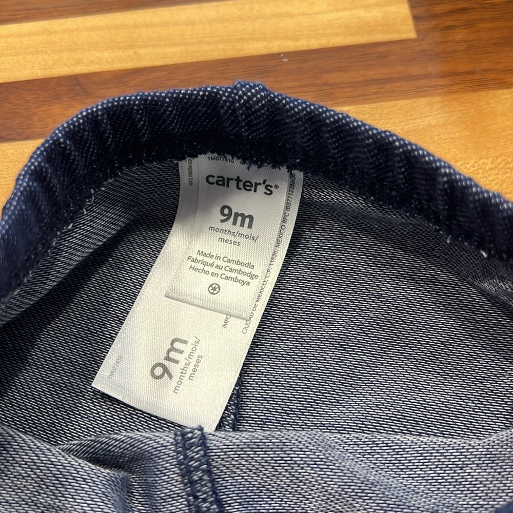 Baby girl denim leggings - Picture 3 of 3